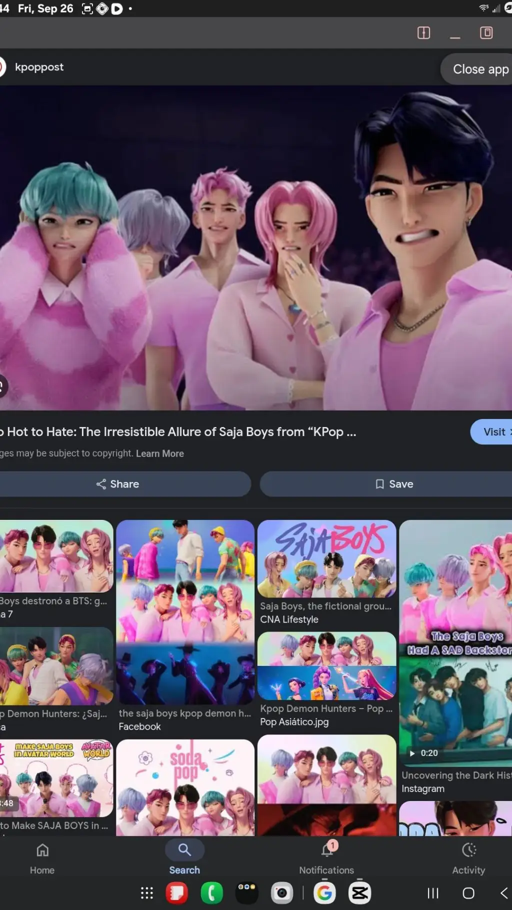 ai character: saja boys background