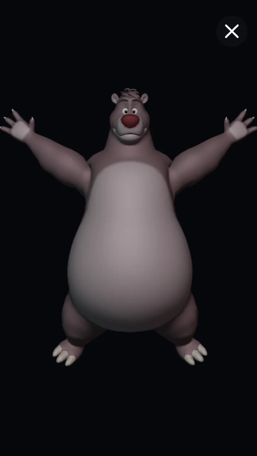 ai character: Baloo  background