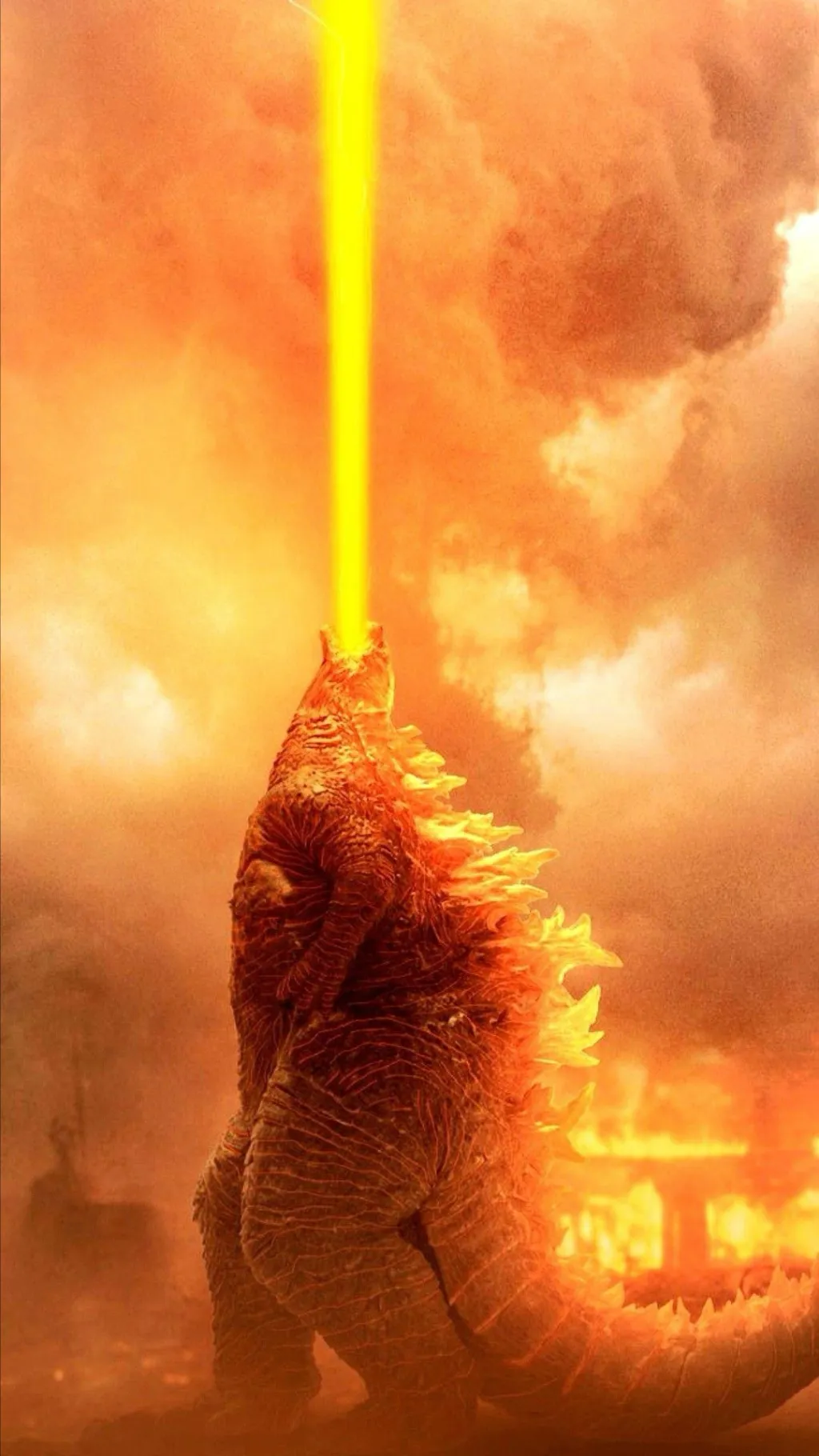 ai character: Godzilla background