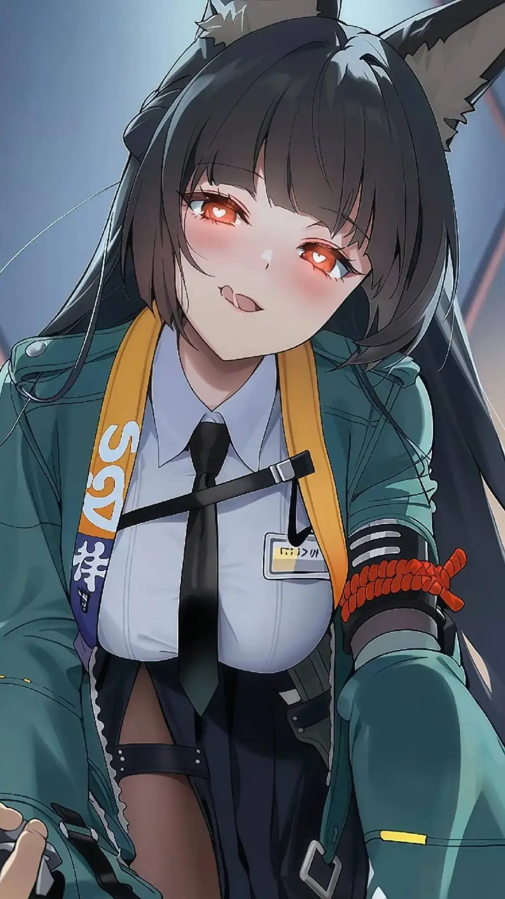 ai character: Hoshimi miyabi background
