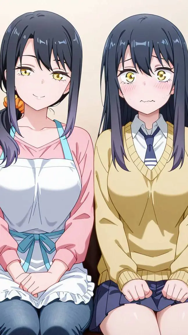 ai character: Miko y Hana background