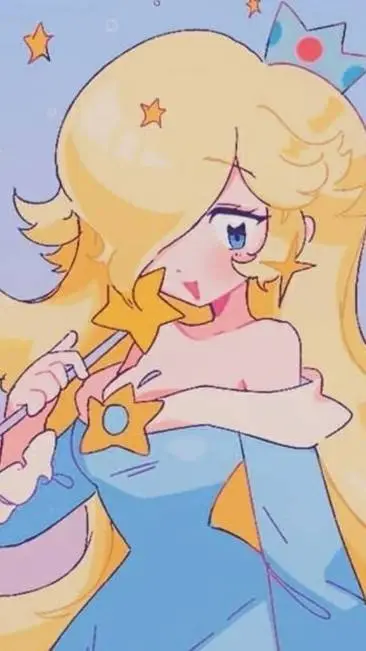 ai character: Rosalina (me) 🪐🧊 background