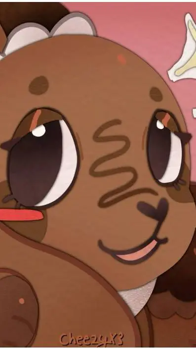 ai character: DANDY WORLD x FPE background