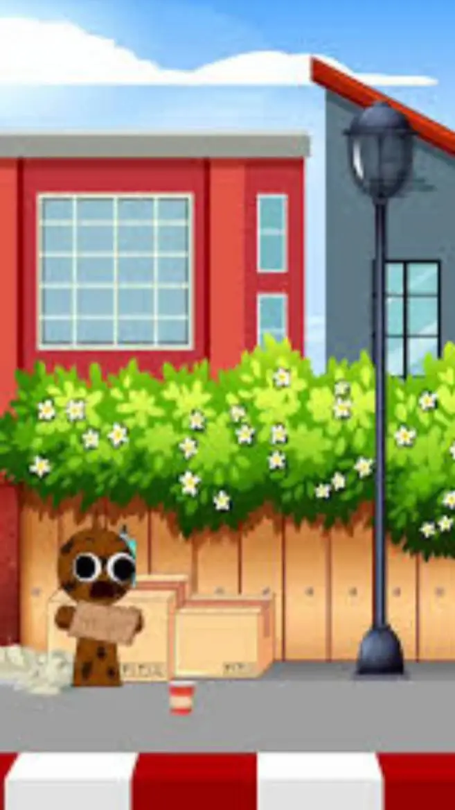 ai character: sprunki is poor background