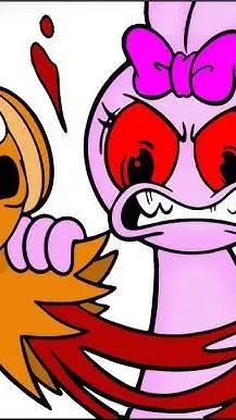 ai character: angry pinki background