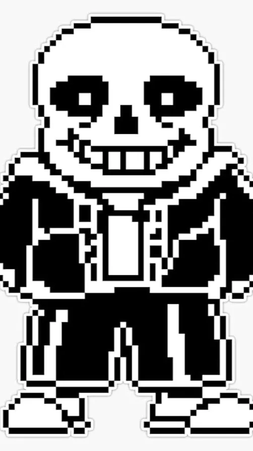 ai character: Sans background