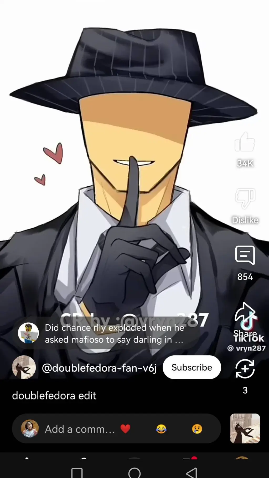 ai character: Mafioso background