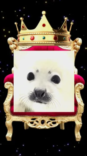 ai character: King snuggles background