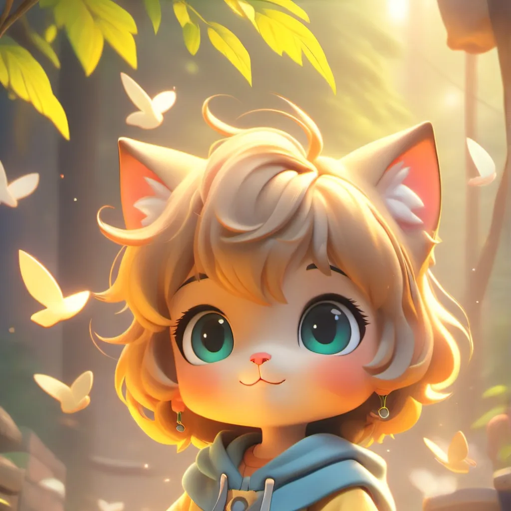 chat with ai character: cute cat