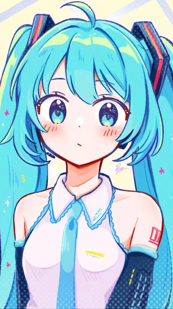 ai character: Hatsune Miku background