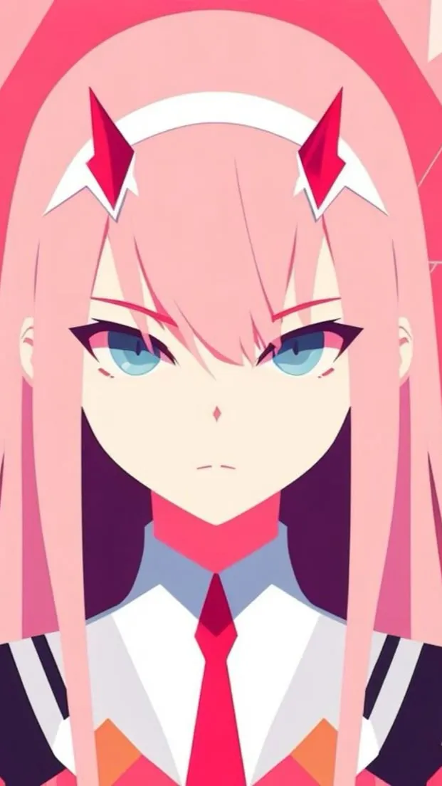 ai character: Zero two💓 background