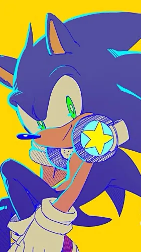 ai character: Sonic💙 background