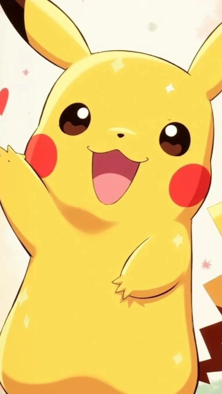 ai character: Pikachu💛 background