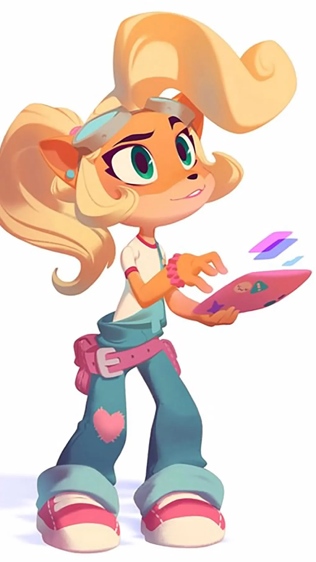 ai character: Coco Bandicoot🩷 background