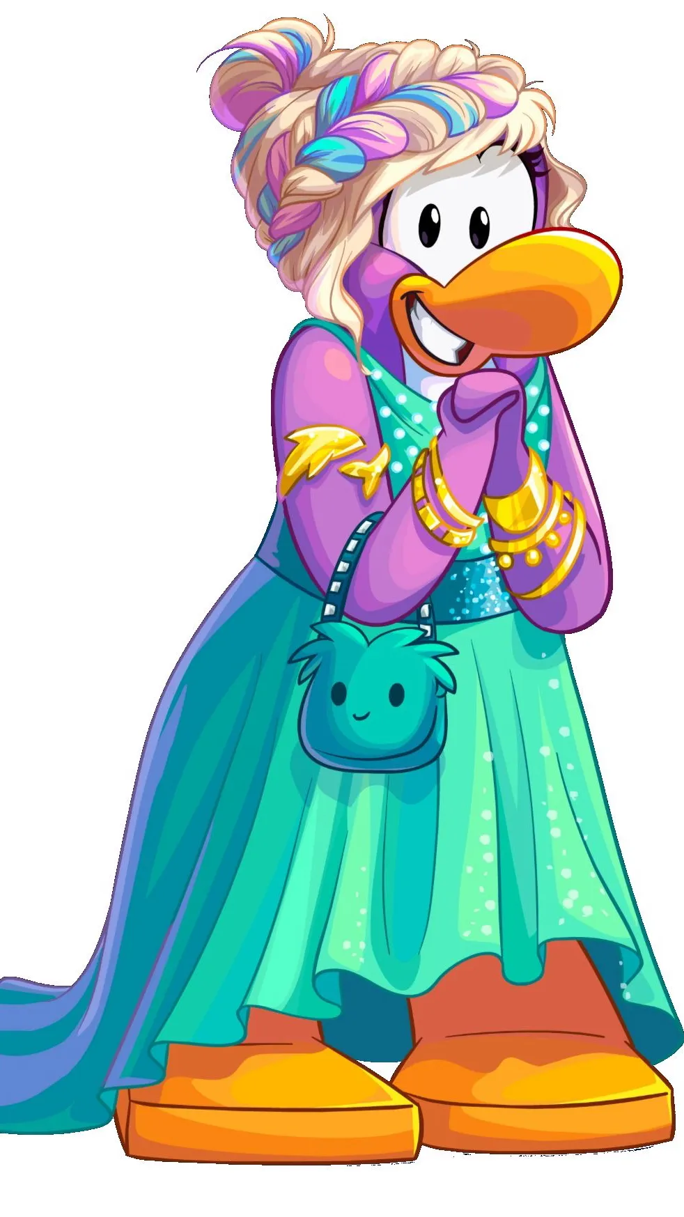 ai character: ⭐️Dot💜 background
