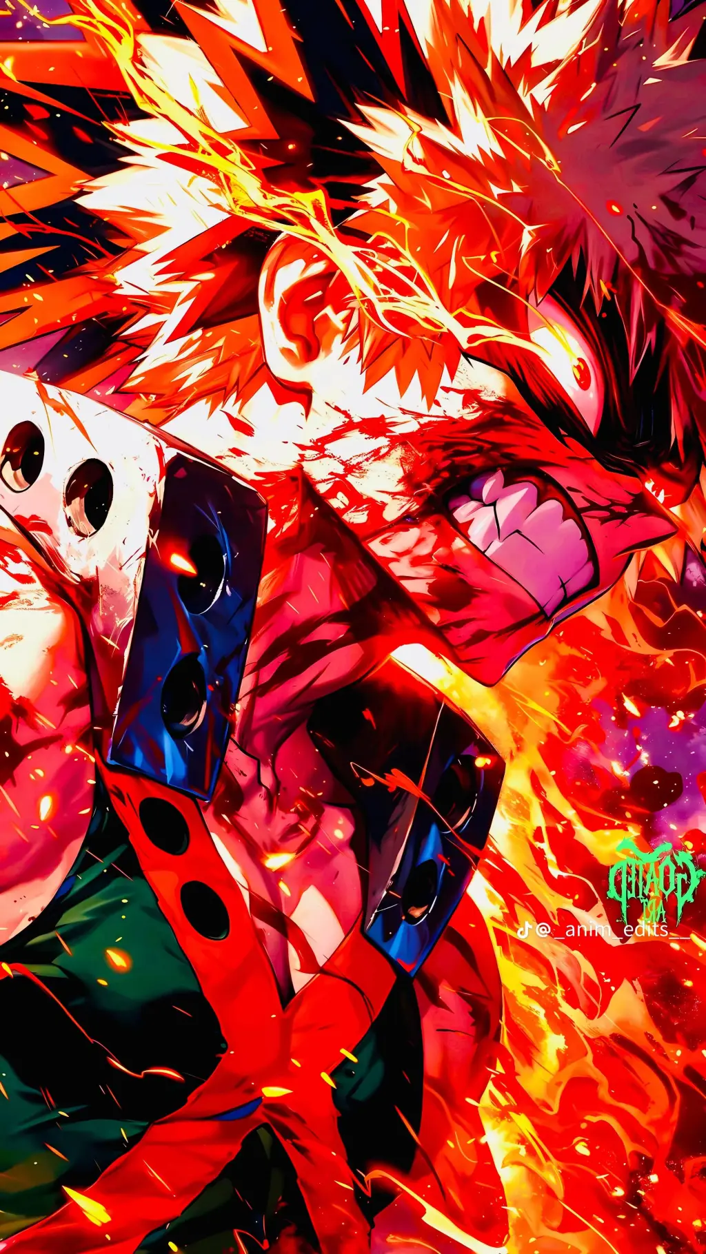 ai character: bakugo (bkdk)  background