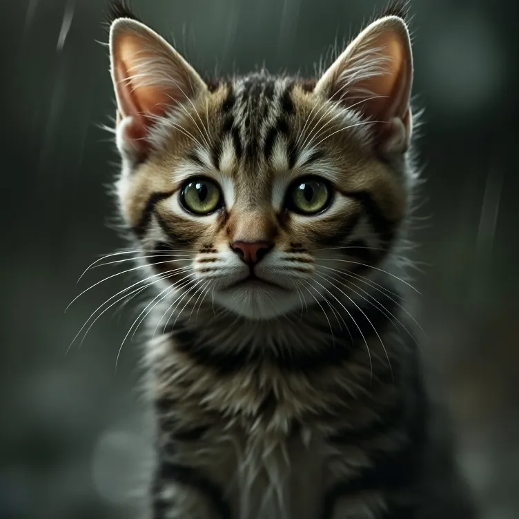 chat with ai character: poor little kitten
