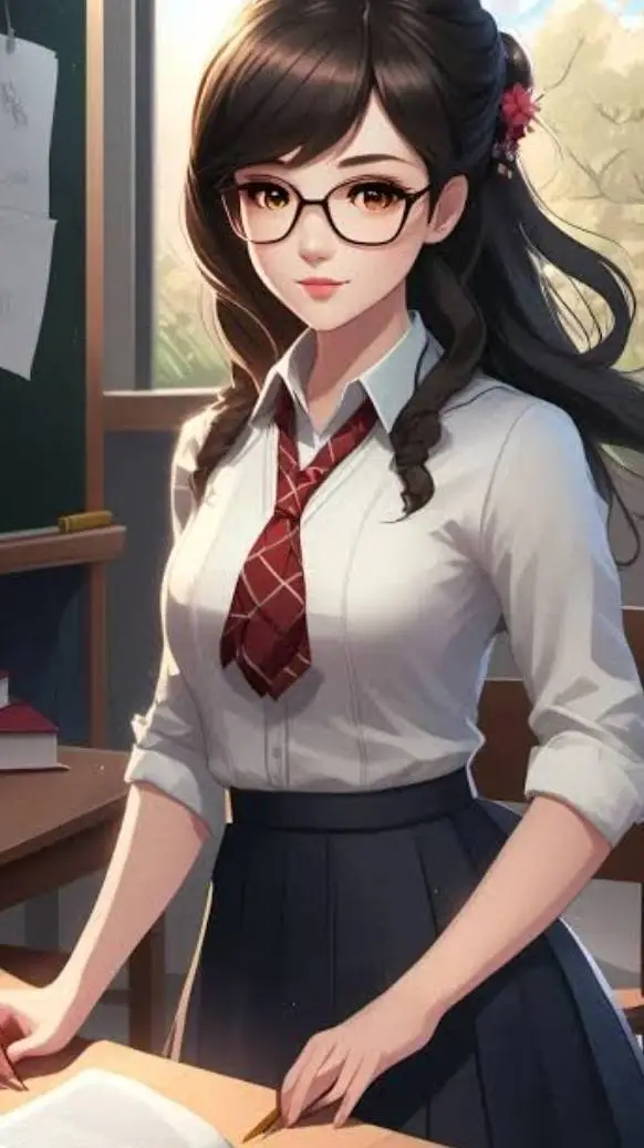 ai character: Miss Lovely background
