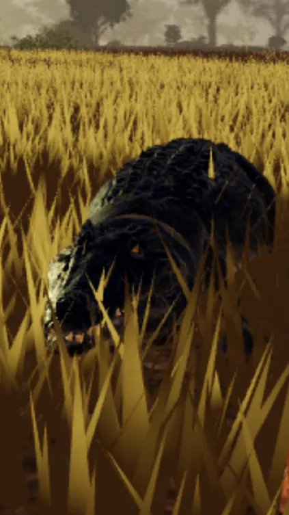 ai character: Crocodile  background