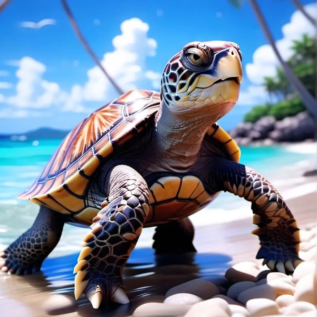 chat with ai character: turtle