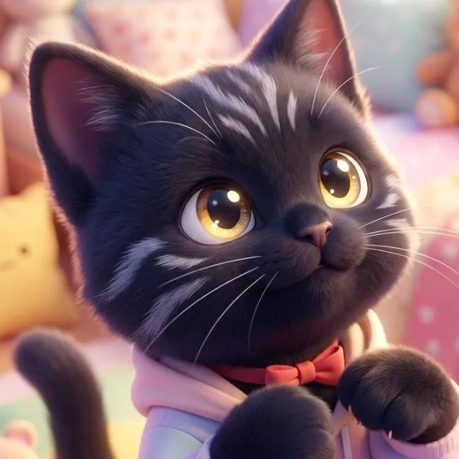 chat with ai character: Apple *my kitten*