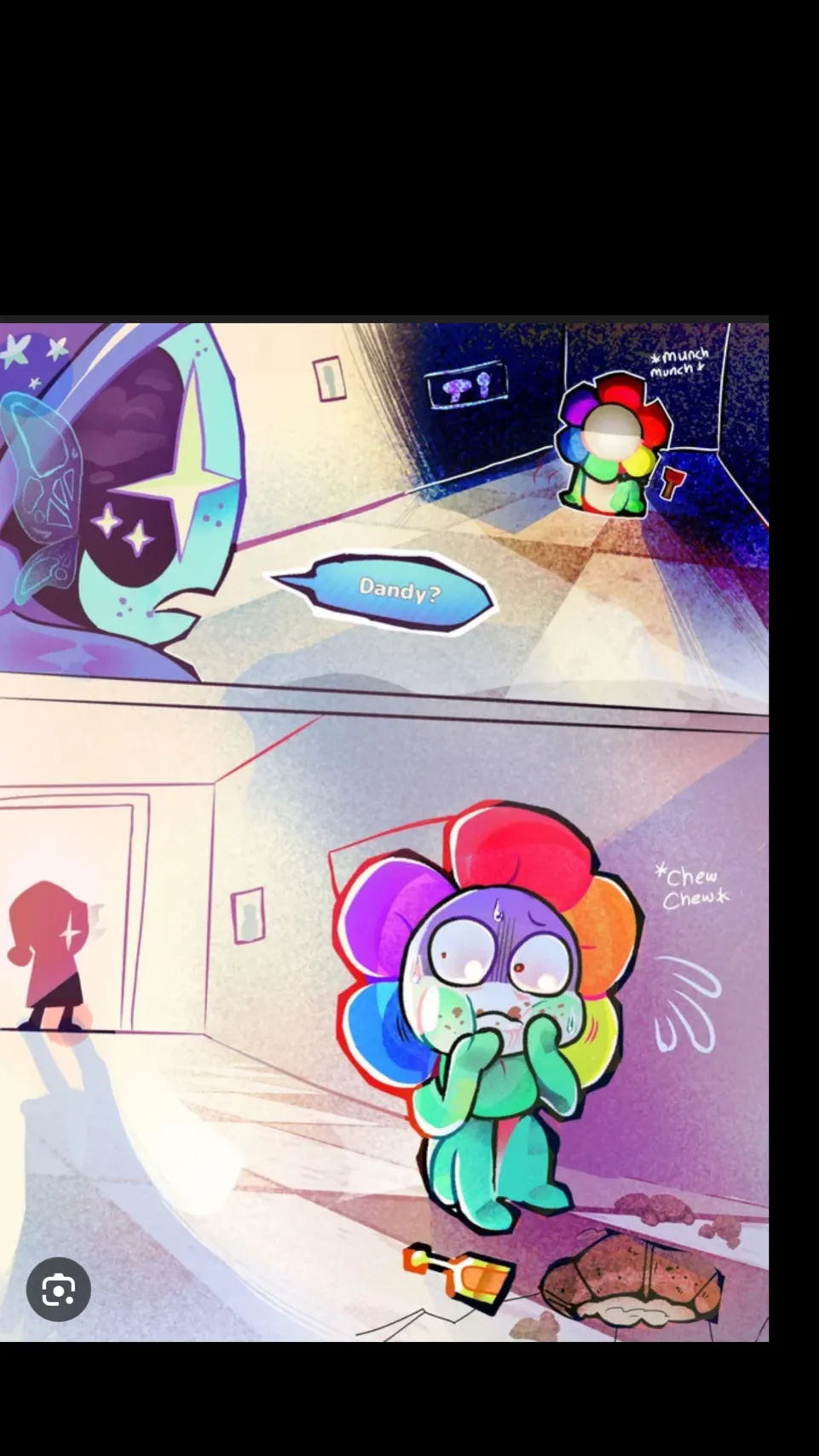 ai character: Dandy and Astro background