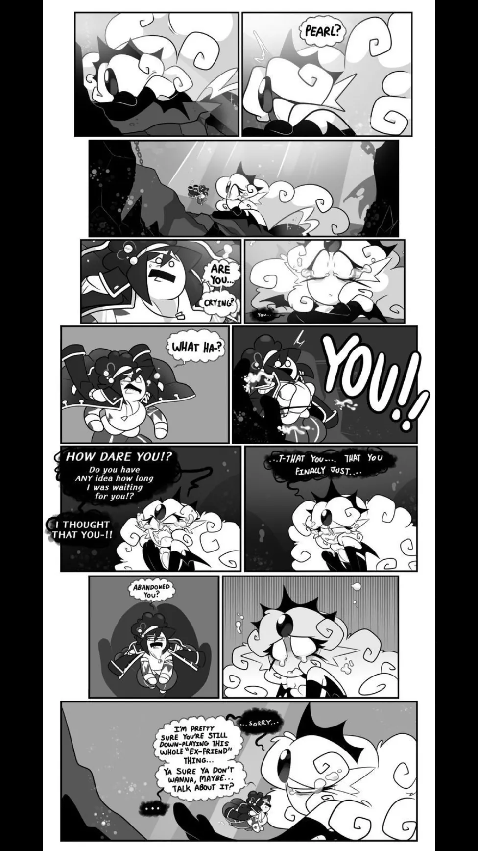 ai character: Black Pearl cookie background