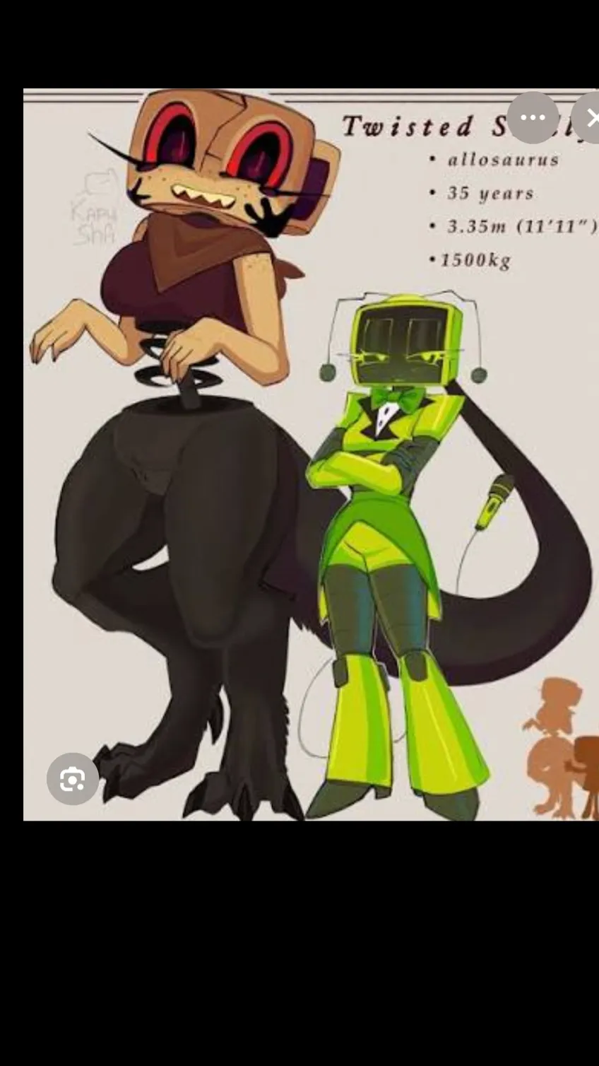 ai character: Twisted  Shelly￼ background