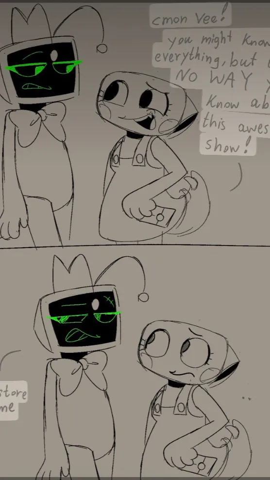 ai character: Vee background