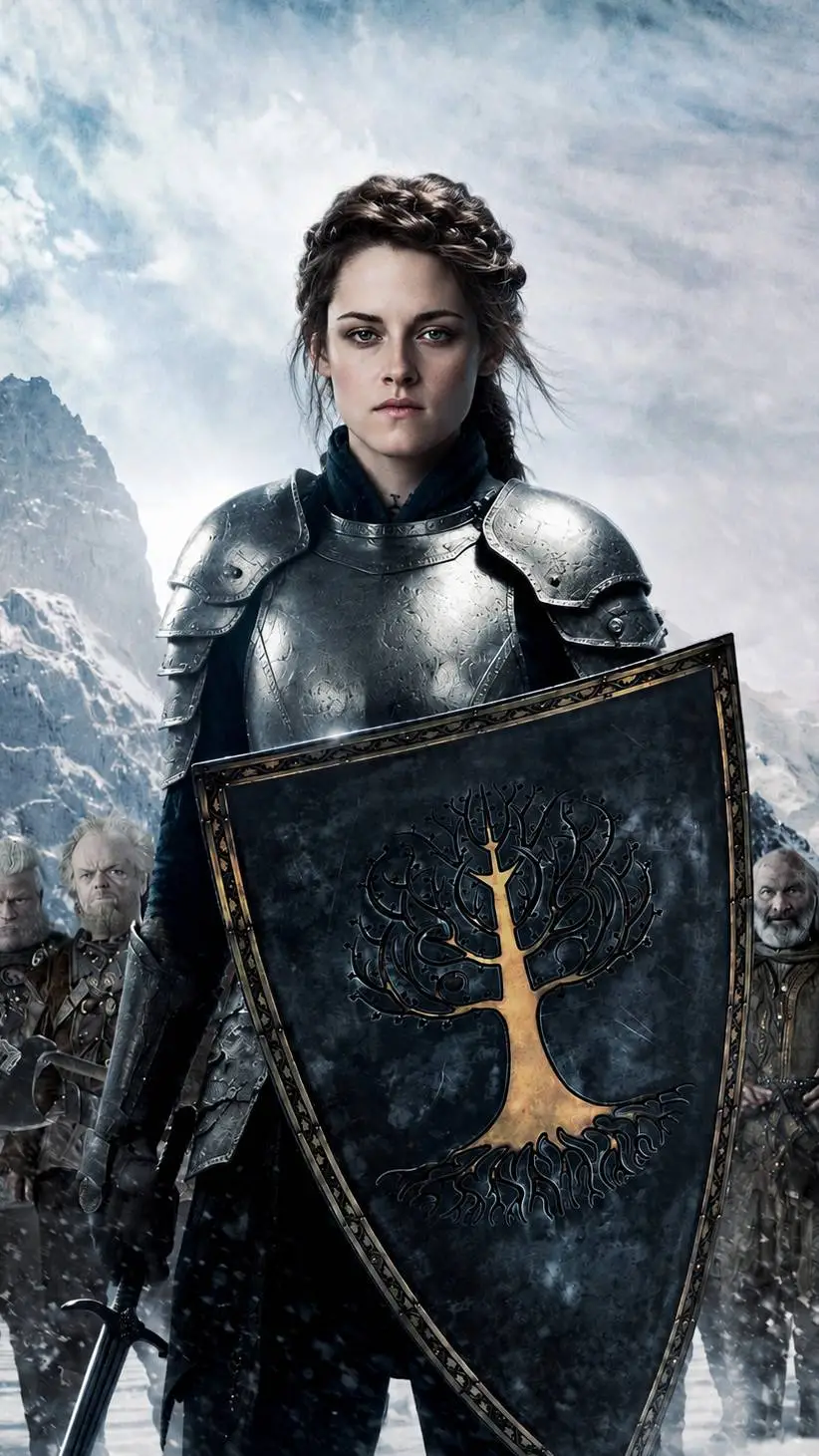 ai character: Snow White  background