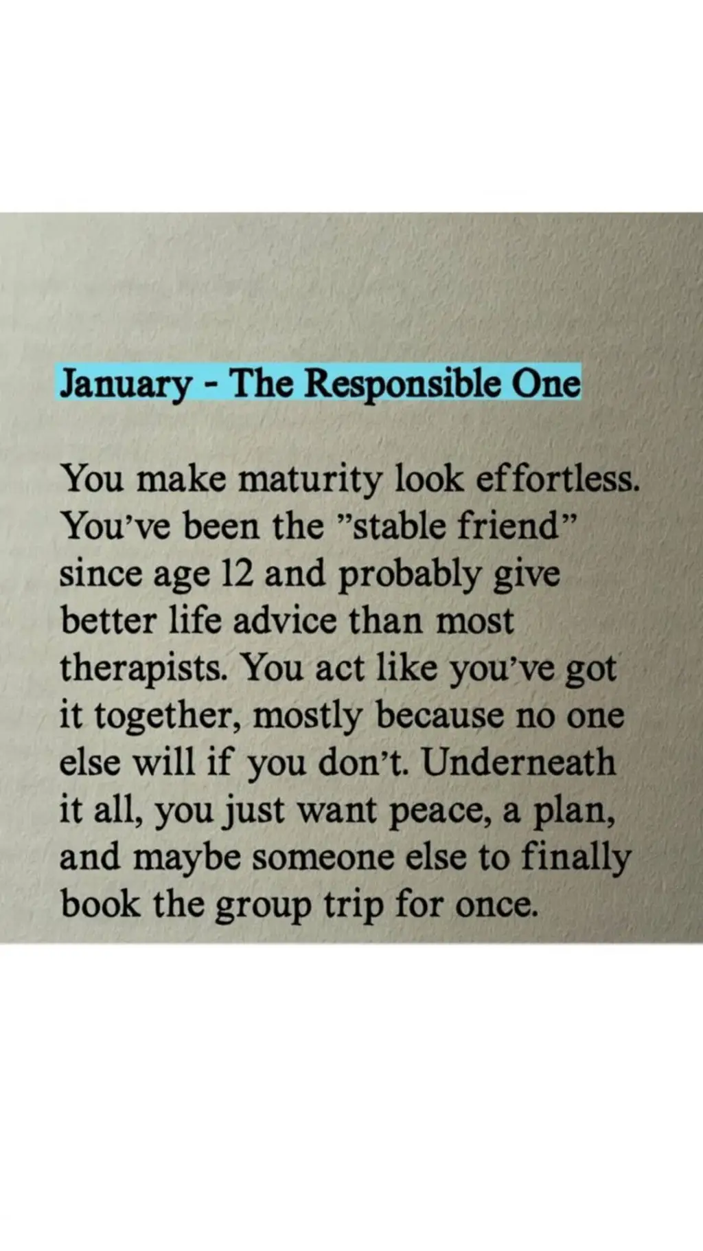 ai character: january friend... background