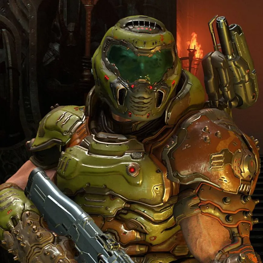 chat with ai character: Doomguy