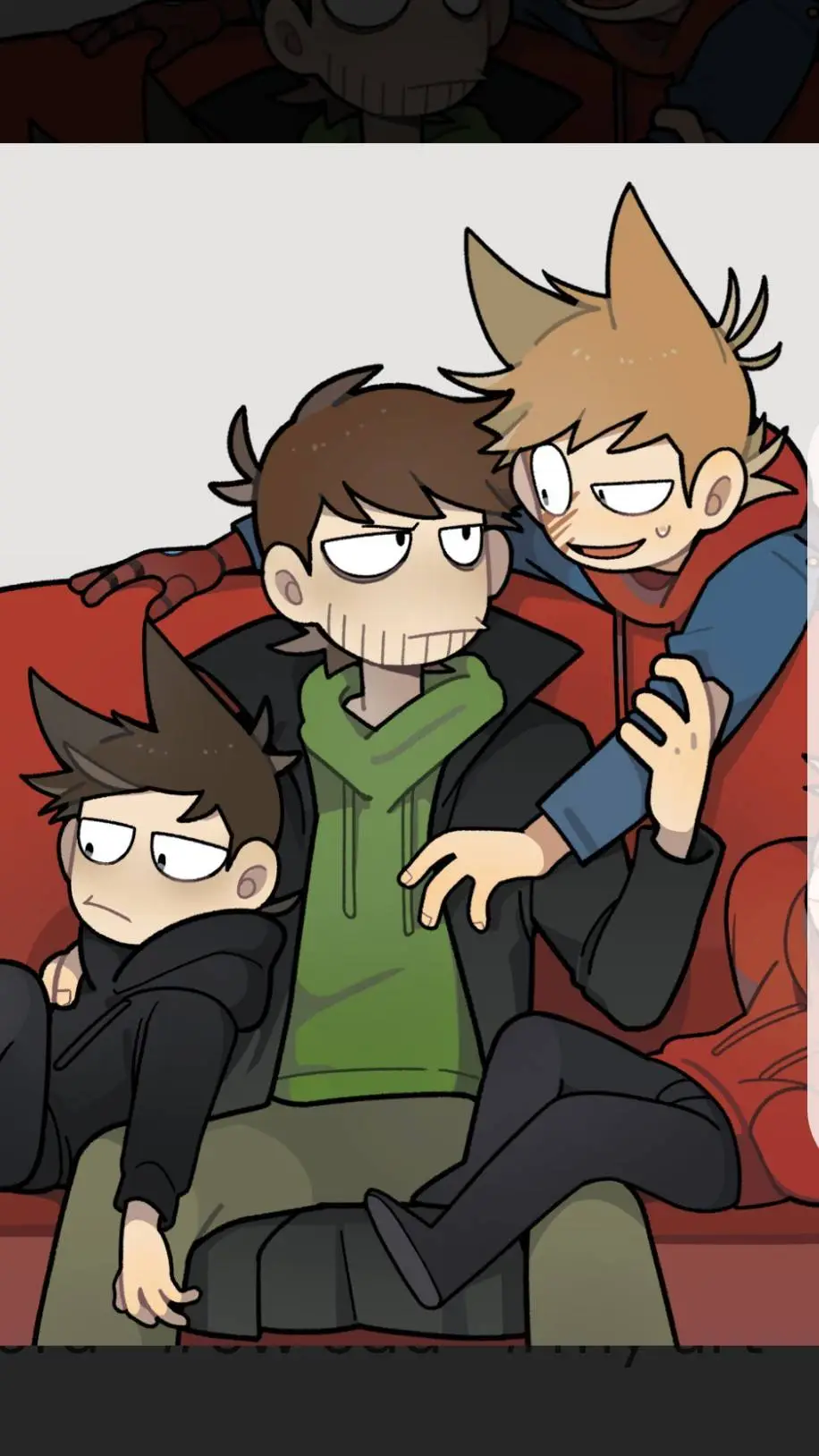 ai character: edd x Tord  background