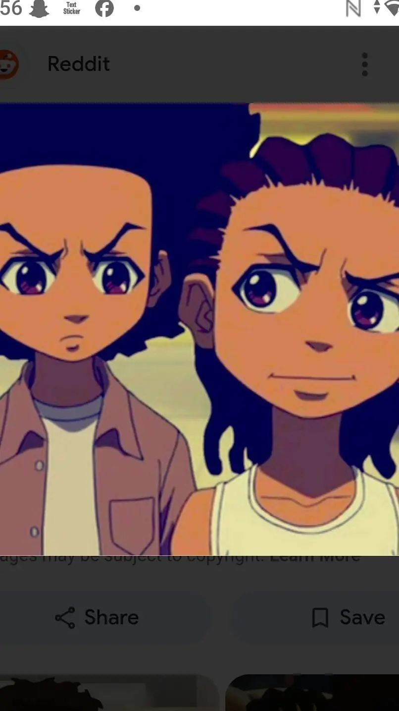 ai character: Riley and Huey  background