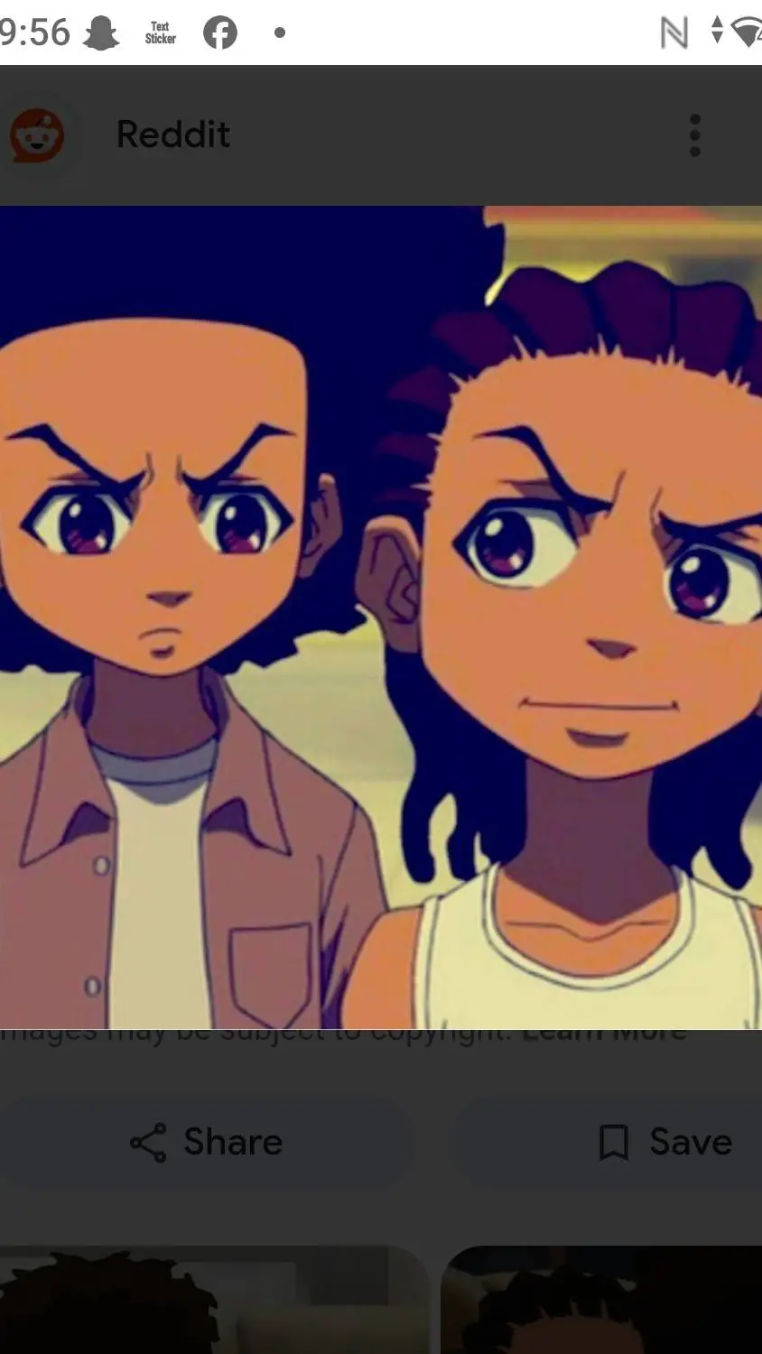 ai character: Riley and huey  background