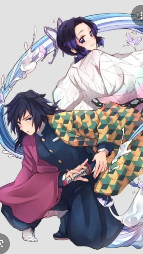 ai character: Giyuu x Shinobu  background