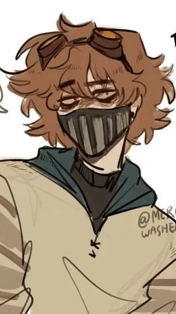 ai character: ticcki toby 👁️👄👁️ background