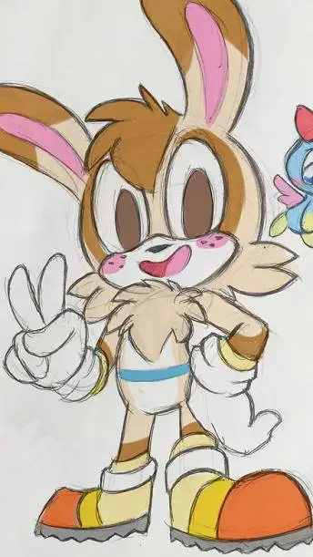 ai character: male cream background