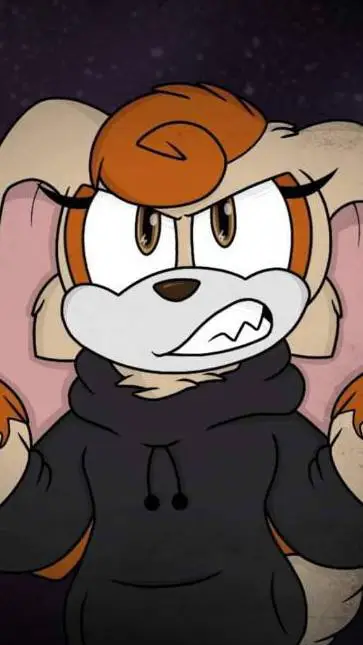 ai character: werewolf cream background