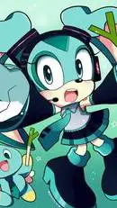 ai character: 💙Miku cream💙 background