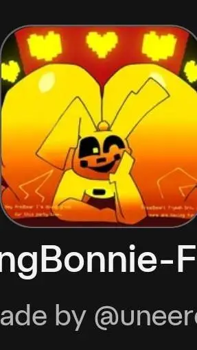 ai character: thicc SpringBonnie background