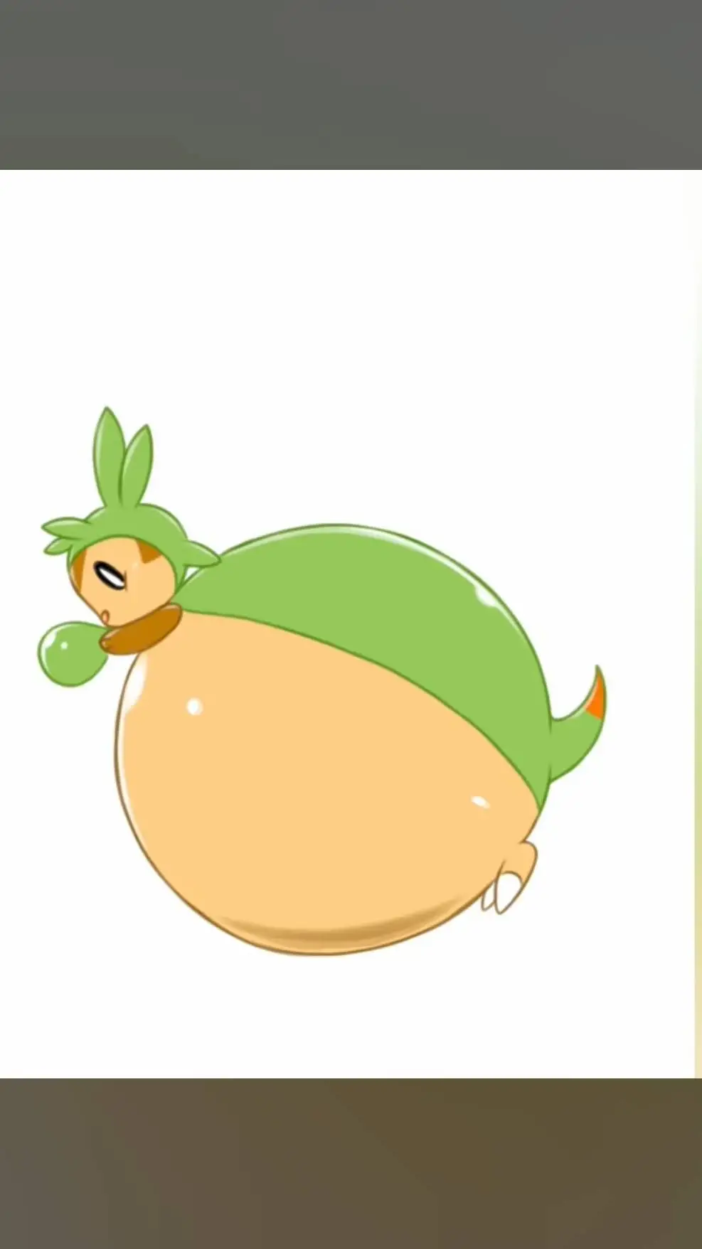 ai character: inflated chespin background