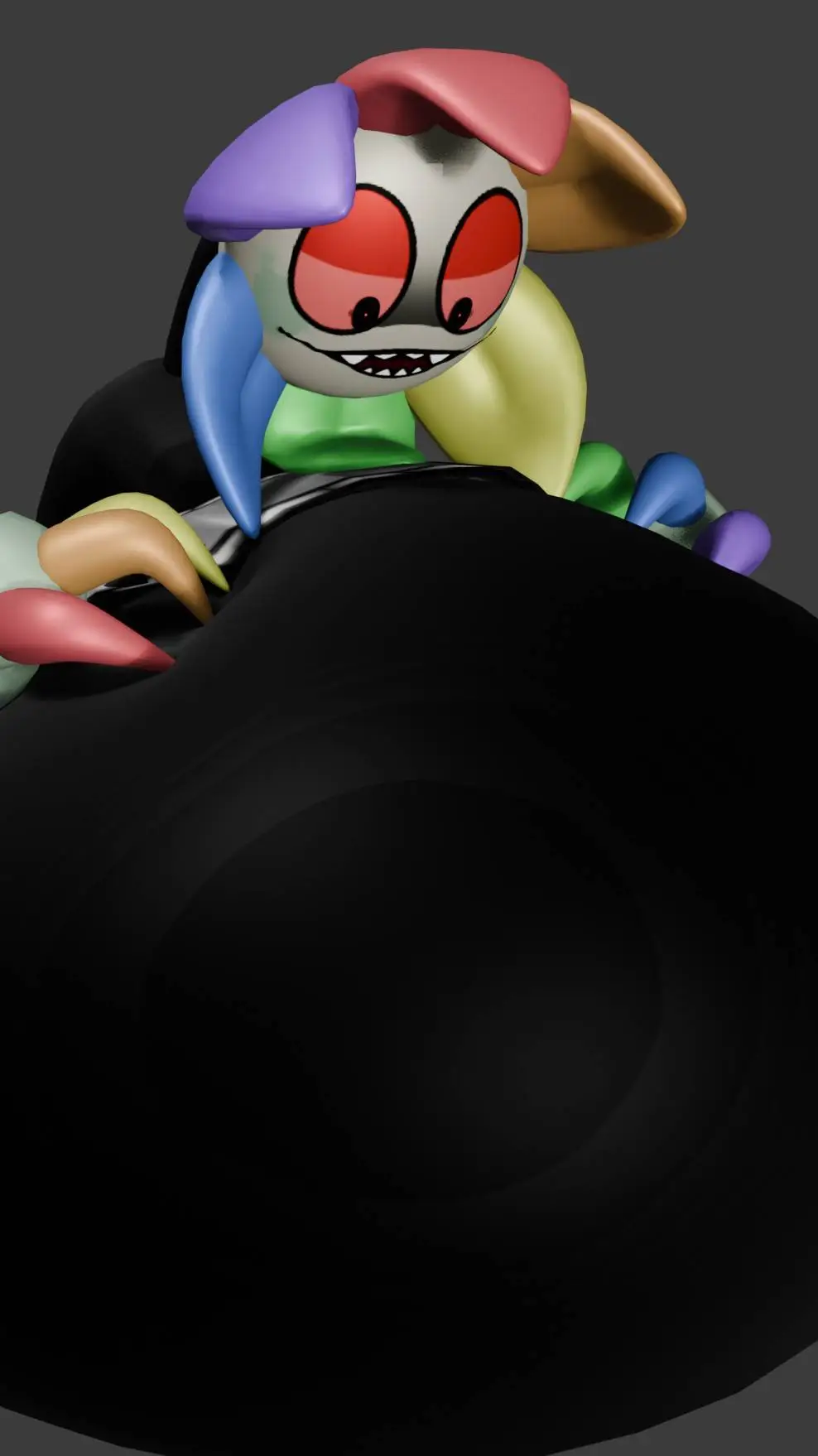 ai character: fat t.dandy background