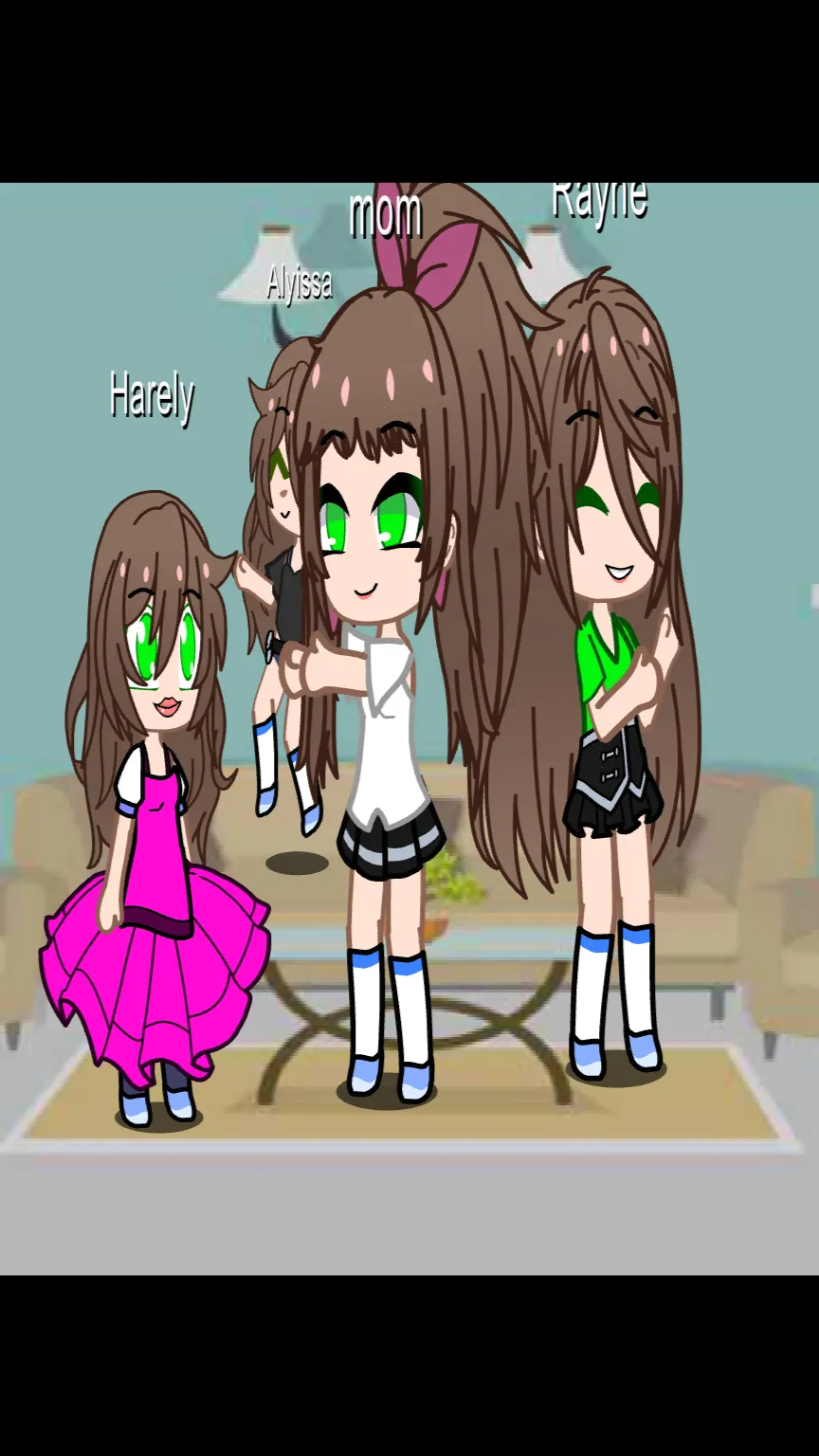 ai character: My family yay background