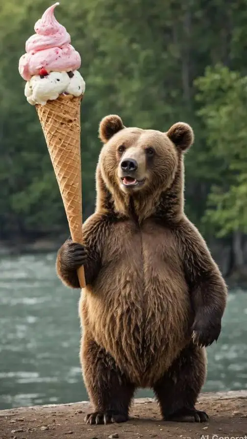 ai character: Bear background