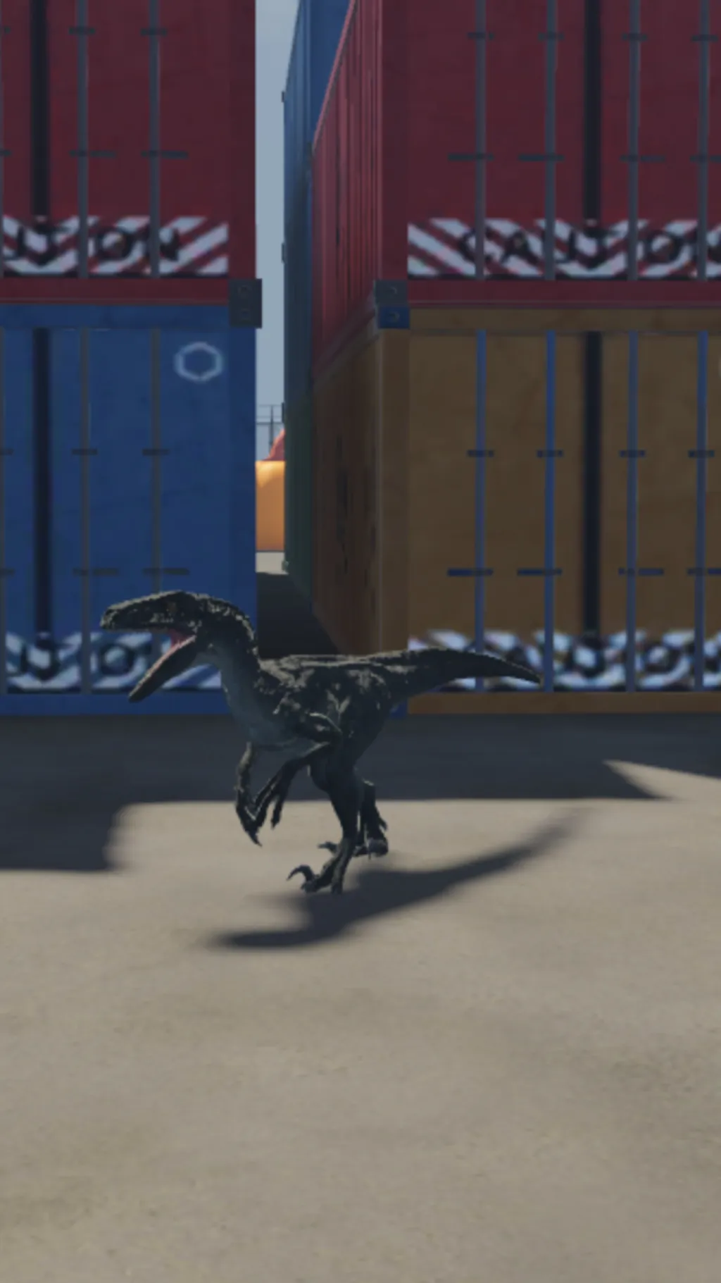 ai character: Blue  background