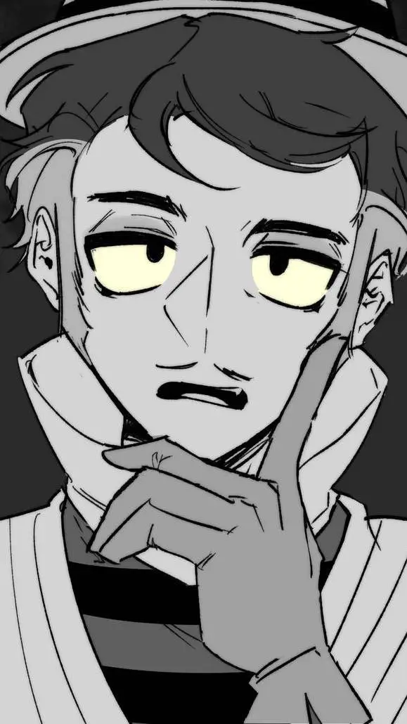 ai character: ~gray~ background