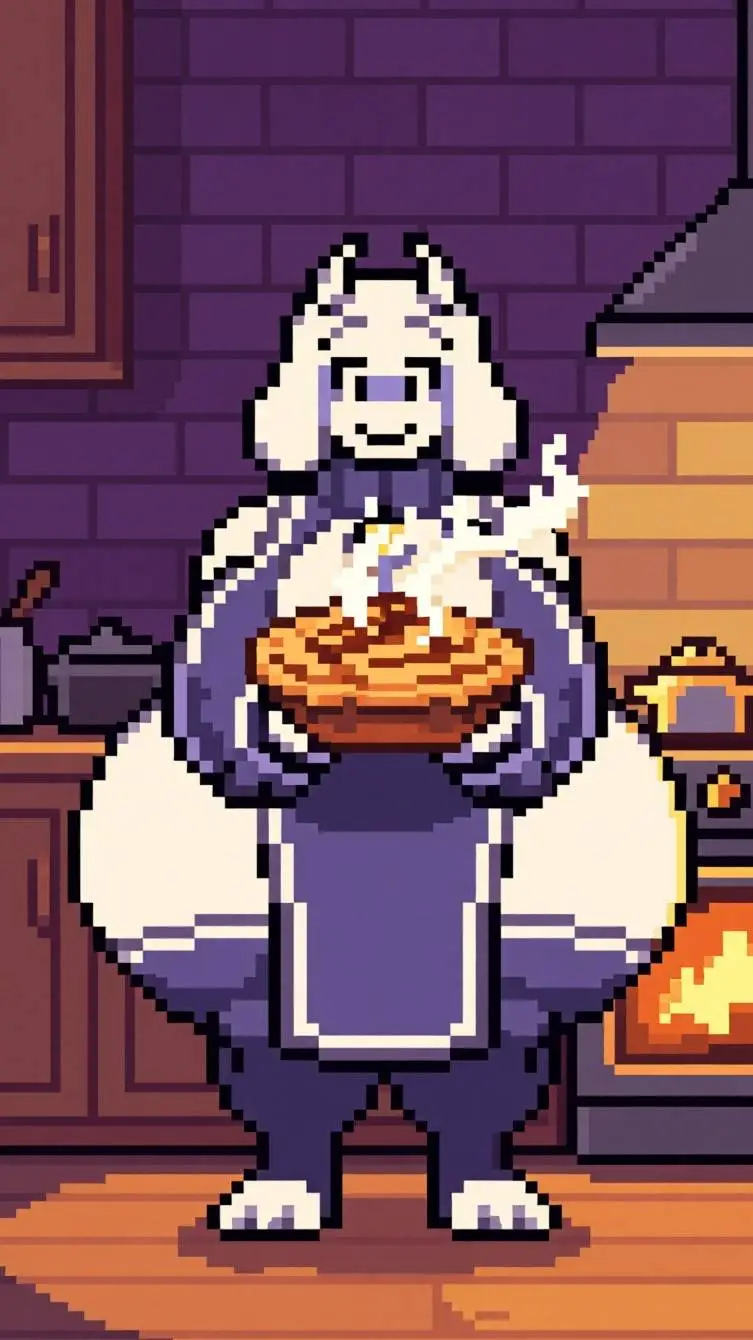ai character: toriel background