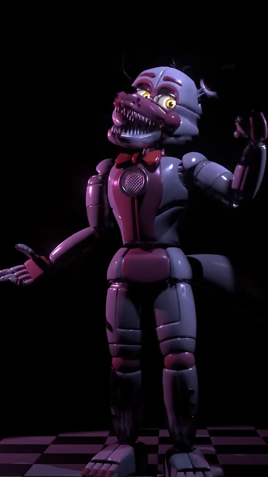 ai character: Funtime foxy background