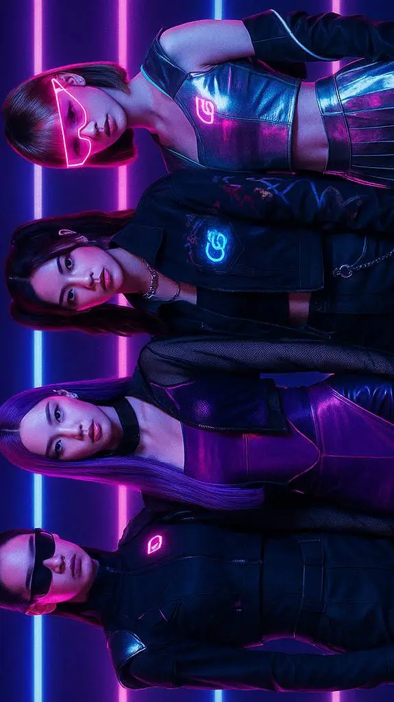 ai character: crazy girls  background